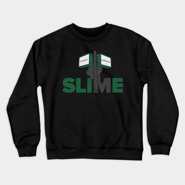 Official Slime St. Crewneck Sweatshirt by SlimeSt_Merch